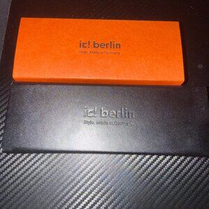 BRAND NEW! IC! BERLIN IC5066-D EYEGLASSES EYE GLASSES 002 BLACK AUTHENTIC NEW-57